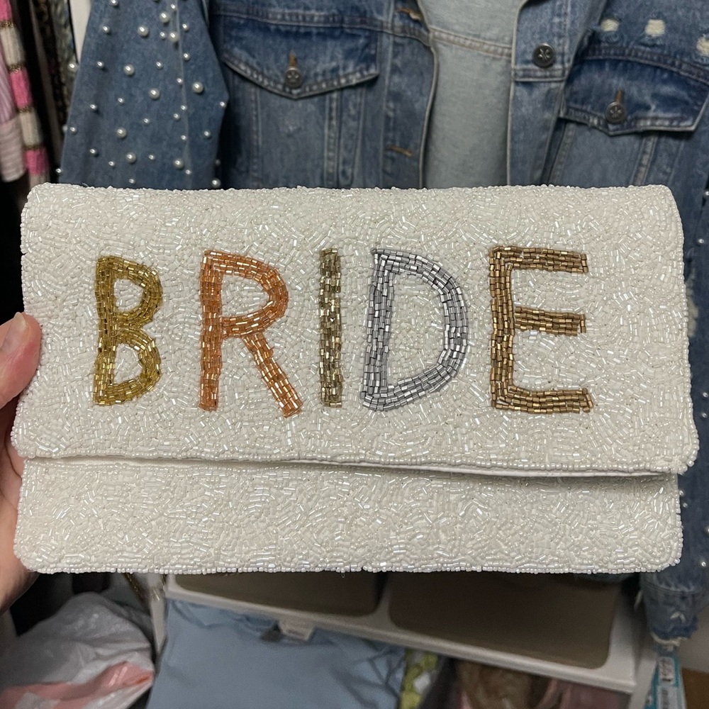 BRIDE beaded purse